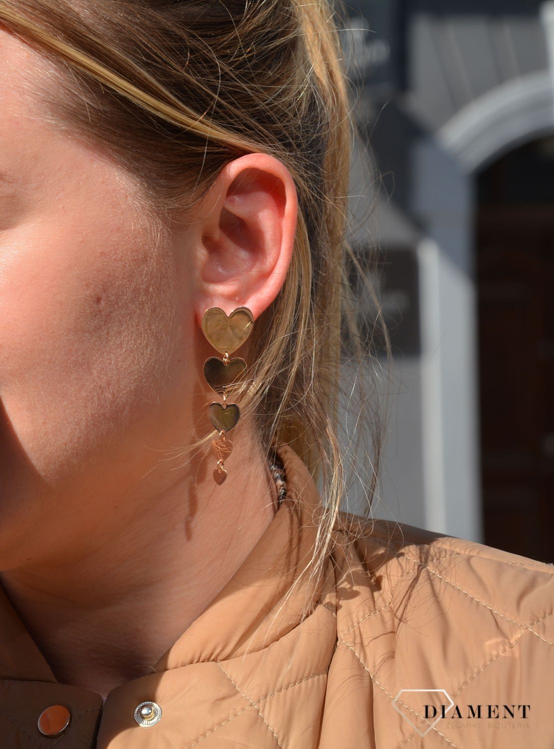 Kolczyki srebrne pozł. długie serca Dall'Acqua OR RM 21177 099v.jpg